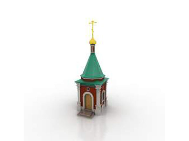 Small Church Building 3D Model Download 2